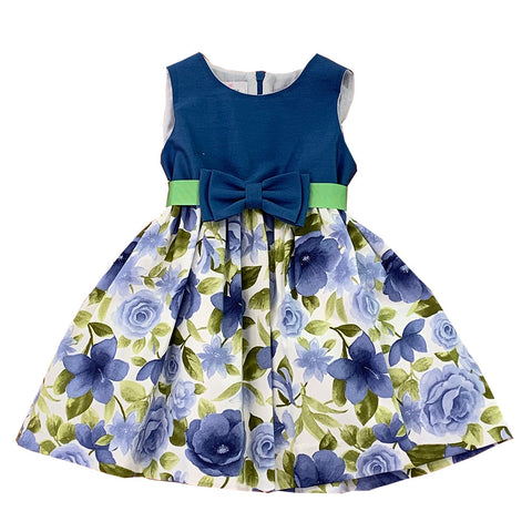 VESTITO - AMBARABÀ - Sesso: Bambina - Colore: Blu - Stagione: Primavera-Estate