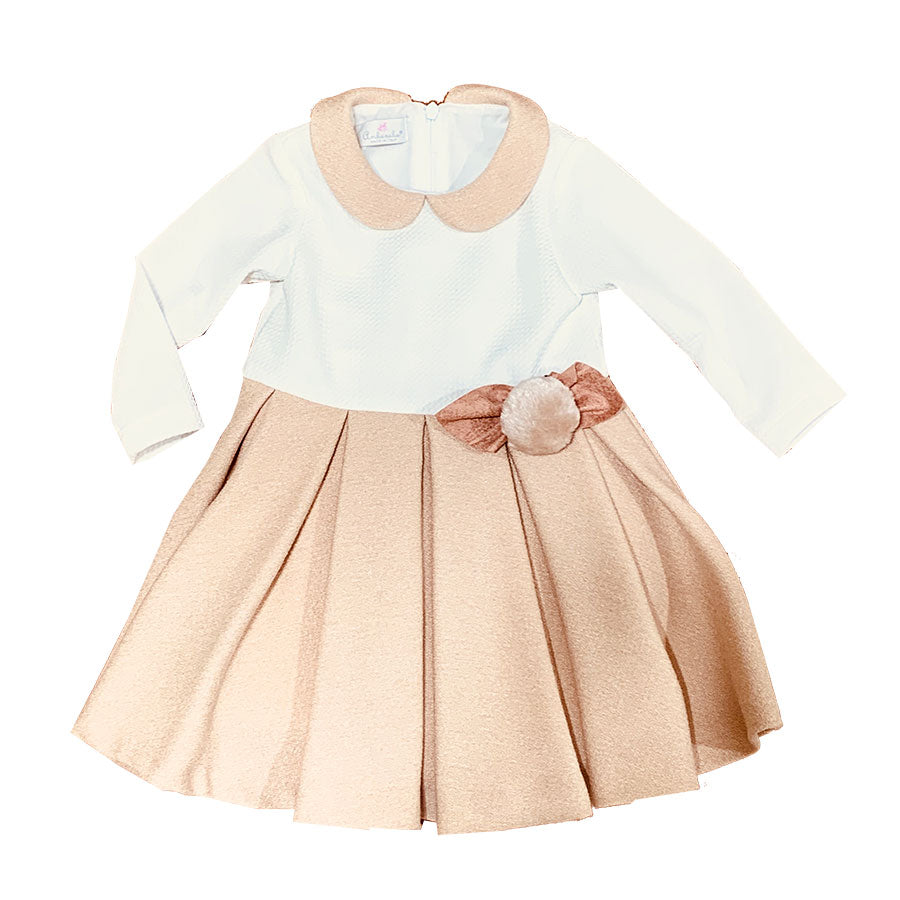 
  Abitino della linea Abbigliamento Bambina Ambarabà, con manichina lunga e zip sul
  dietro. 

...