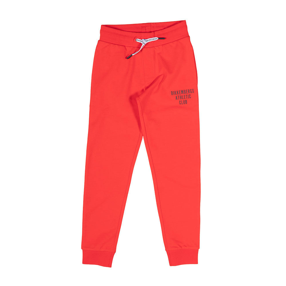 
Pantalone della linea Abbigliamento Bambino Bikkembergs, a tinata unita con polsini sul fondo e ...
