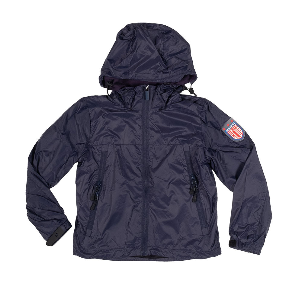 

Giubbino della Linea Bambino Bikkembergs, a vento, con chiusura zip e cappuccio. All'interno re...