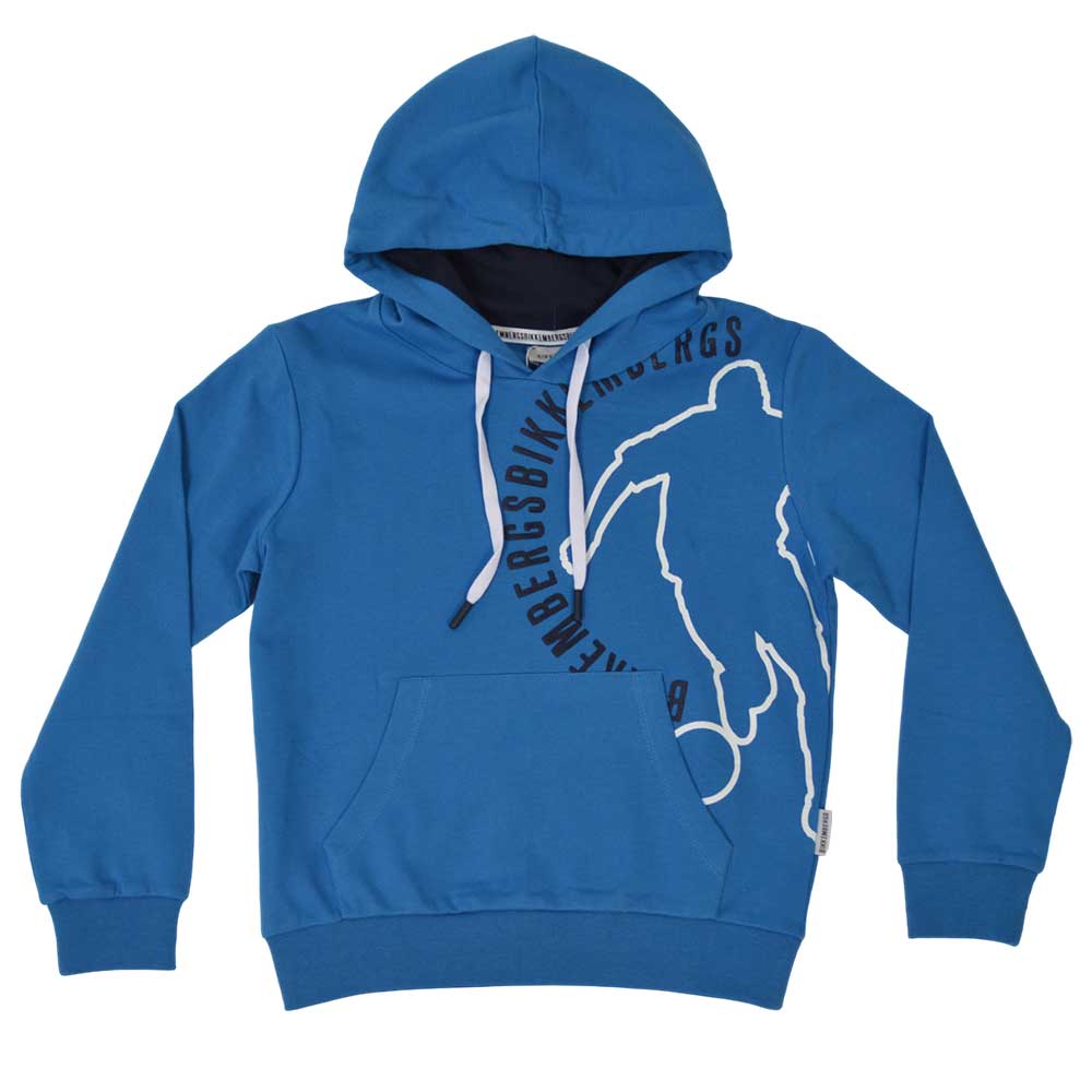 Felpa con cappuccio della Linea Abbigliamento Bambino Bikkembergs, con logo stampato su un lato i...