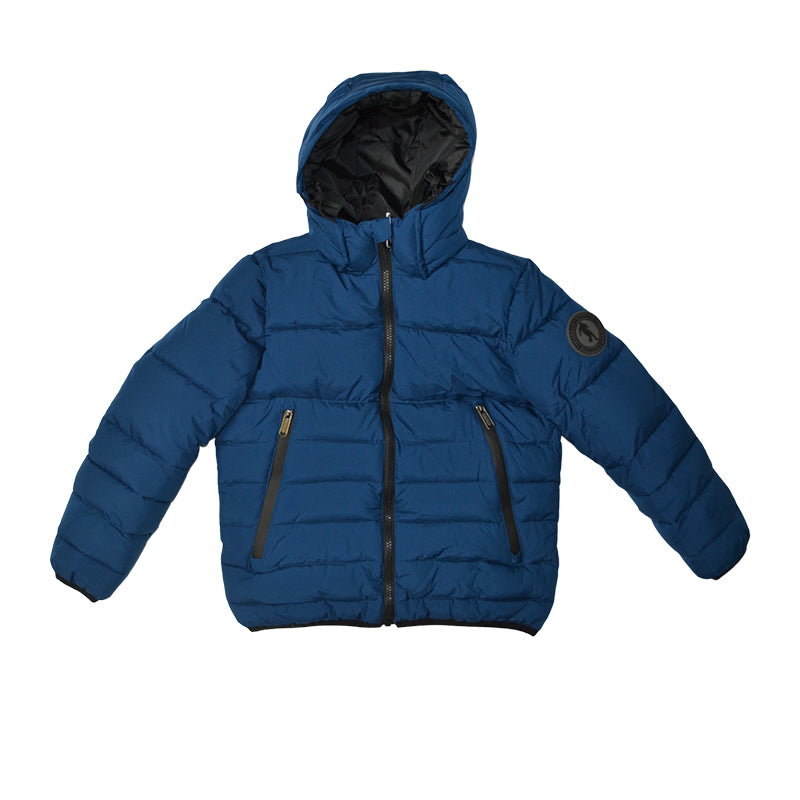 Scopri la giacca imbottita della linea Bikkembergs, ideale per proteggere i tuoi bambini dai fred...