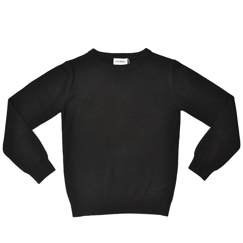 Pull de la ligne Vêtements Enfant Bikkembergs, avec coupe régulière et col rond. Disponible en pl...