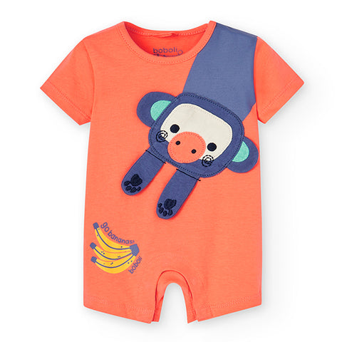 Jersey romper "animals" for babies