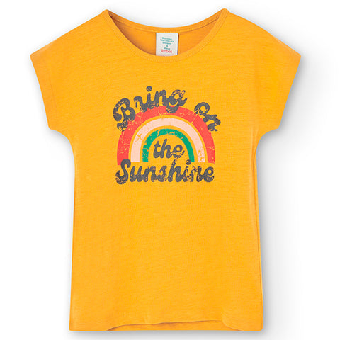 Maglietta jersey flame - BOBOLI - Sesso: Bambina - Colore: uni - Stagione: Primavera-Estate
