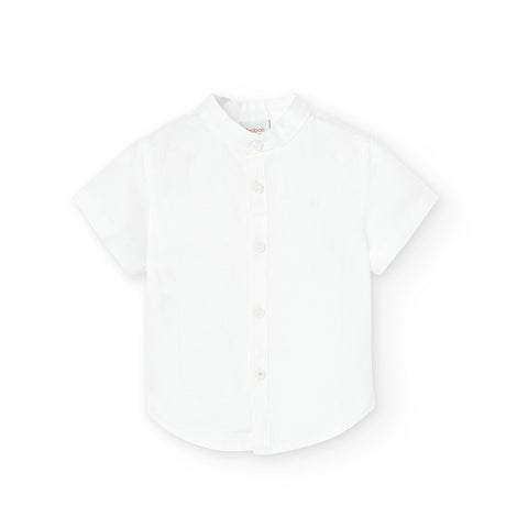 CAMICIA LINO MANICA CORTA