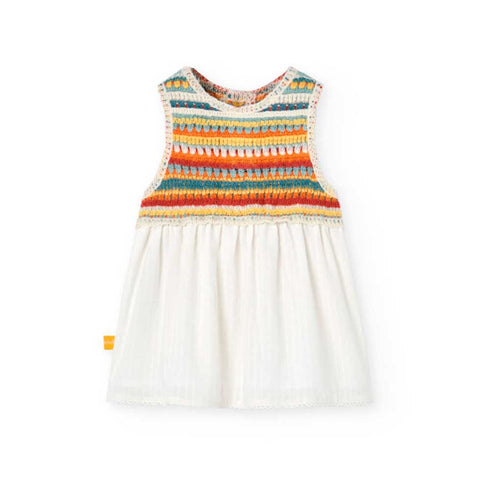 Vestito maglieria combinato per neonati