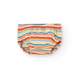 Vestito jersey a righe per bimba