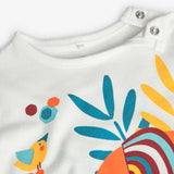 Tutina jersey - BOBOLI - Sesso: Bambina - Colore: Bianco - Stagione: Primavera-Estate