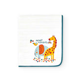 Gestreifte Babydecke