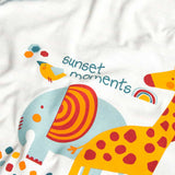 Gestreifte Babydecke