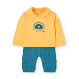 Set combinato - BOBOLI - Sesso: Bambina - Colore: Giallo - Stagione: Primavera-Estate