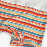 Tutina jersey bicolore - BOBOLI - Colore: Bianco - Stagione: Primavera-Estate