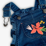 Salopette en denim pour fille