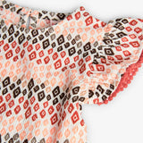 Vestito jersey stampato per bimba