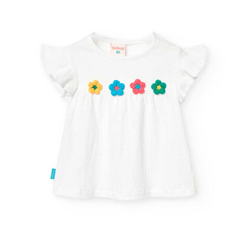 Jersey-T-Shirt für Mädchen