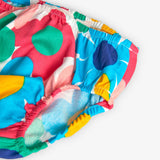 Vestito satin fiori per neonati