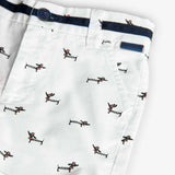 Oxford-Bermudashorts für Jungen