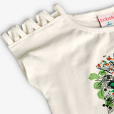 Maglietta jersey elastico per ragazza