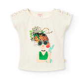 Maglietta jersey elastico per ragazza