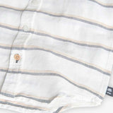 Camicia lino a righe per ragazzo