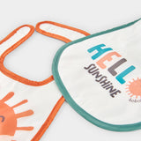 Pack 2 bavaglini per neonati - BOBOLI - Sesso: Unisex - Colore: uni - Stagione: Primavera-Estate