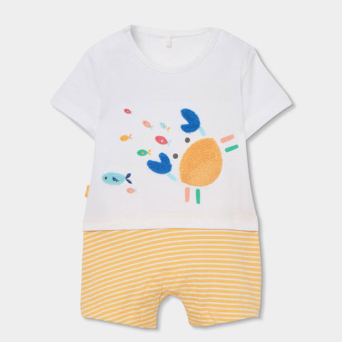 Tutina jersey - BOBOLI - Colore: Giallo - Stagione: Primavera-Estate