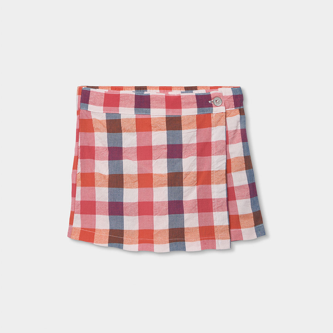 Gonna a pantaloncino della Ligne Vêtements Fille Boboli, con misura regolabile in vita e fantasia...