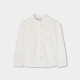 Camicia batista fantasia - BOBOLI - Sesso: Bambina - Colore: Bianco - Stagione: Primavera-Estate