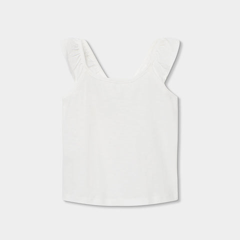 Maglietta jersey flame - BOBOLI - Sesso: Bambina - Colore: Bianco - Stagione: Primavera-Estate