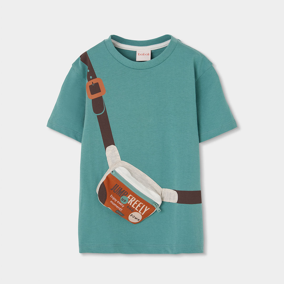 Scopri la maglietta jersey della collezione Boboli, perfetta per la primavera e l'estate! Questo ...