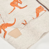 veste molletonnée imprimée