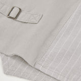 GILET RIGATO GRIGIO