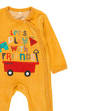 Tutina ciniglia ricamo