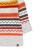 MAGLIONE LUNGO RIGHE COLORATE