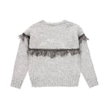 Maglione  con frange - BOBOLI - Sesso: Bambina - Colore: uni - Stagione: Autunno-Inverno