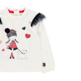 T-shirt en jersey pour fille