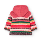 Giacchetta tricot a righe - BOBOLI - Sesso: Bambina - Colore: uni - Stagione: Autunno-Inverno