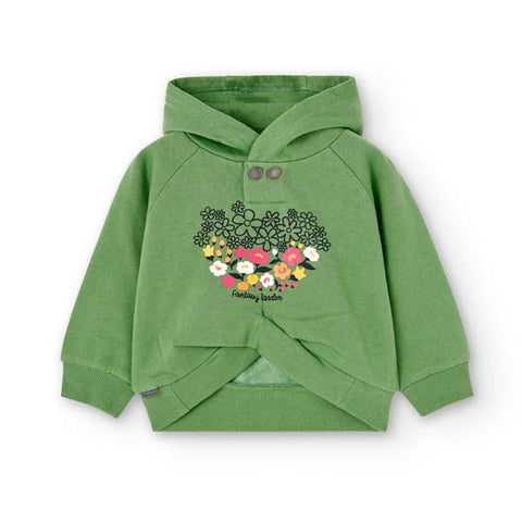 Sweat-shirt en molleton pour fille
