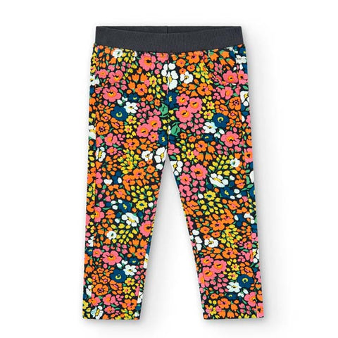 Pantaloni felpati stampato - BOBOLI - Sesso: Bambina - Colore: uni - Stagione: Autunno-Inverno
