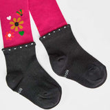 Strumpfhose mit Blumen für Babys