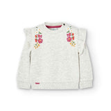 Sweat-shirt en molleton pour fille