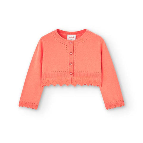 Giacchetta tricot - BOBOLI - Sesso: Bambina - Colore: uni - Stagione: Autunno-Inverno