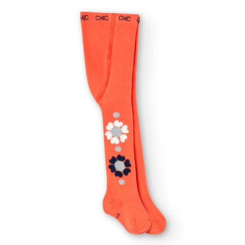 Calzamaglia fiori per bimba
