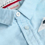Camicia oxford manica lunga per neonati