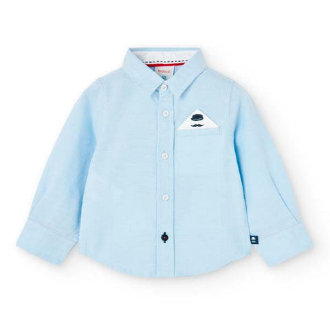 Camicia oxford manica lunga per neonati