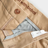 Pantaloni saten elasticizzato per ragazzo
