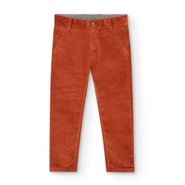 Pantalon de la Ligne Vêtements Enfant Boboli, en velours côtelé, avec modèle cinq poches regular....