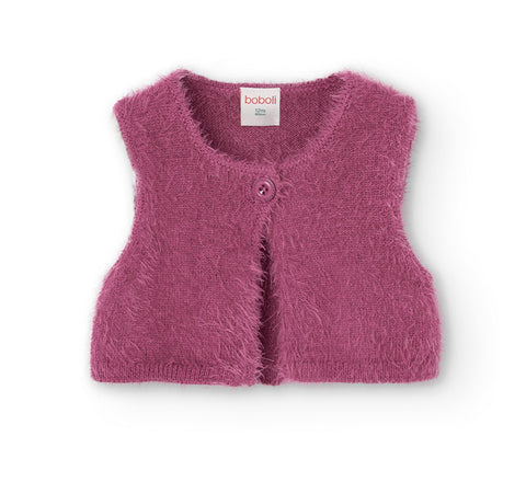 Gilet maglia per bimba