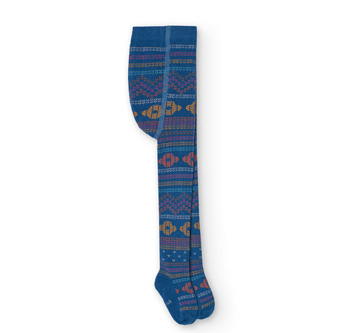 Calzamaglia jacquard per bimba